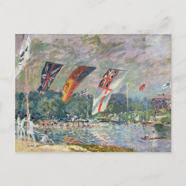Carte Postale Alfred Sisley | Regatta à Molesey (Devant)