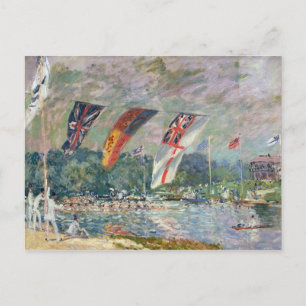 Carte Postale Alfred Sisley Regatta à Molesey