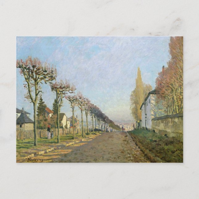 Carte Postale Alfred Sisley | Rue de la Machine, Louveciennes (Devant)