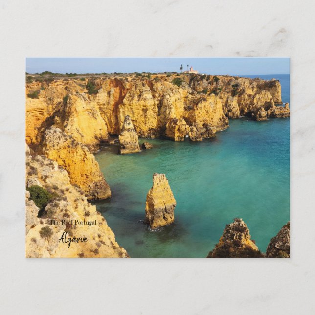 Carte Postale Algarve accidenté, Portugal (Devant)