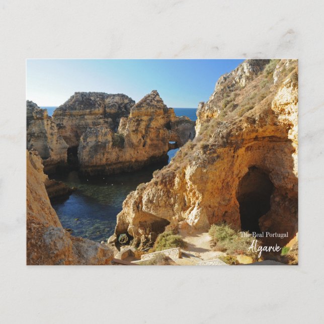 Carte Postale Algarve accidenté, Portugal (Devant)