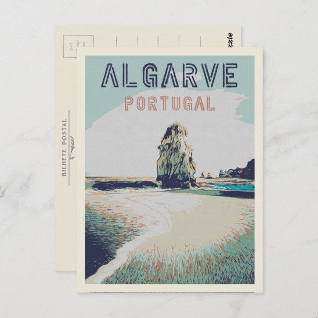 Carte postale Algarve Portugal (Devant / Derrière)
