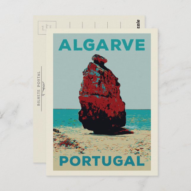 Carte postale Algarve Portugal (Devant / Derrière)