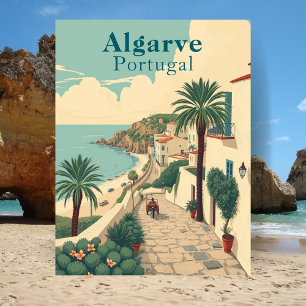 Carte Postale Algarve Portugal Voyage Plage Vintage