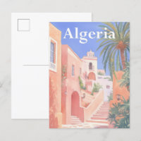 Algérie Aquarelle Peinture Voyage