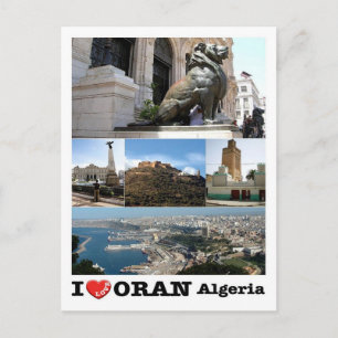 Carte Postale Algérie - Orano - I Love -