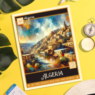 Carte Postale Algérie   Peinture Vintage