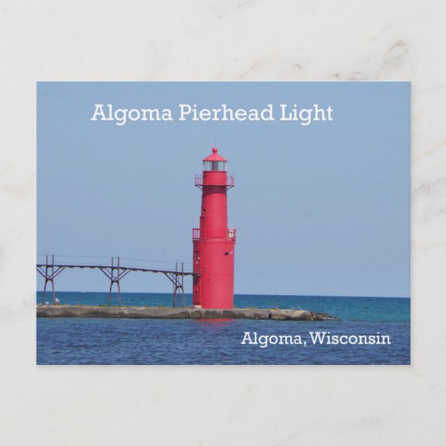 Carte Postale Algoma Pierhead Light Post Card (Devant)