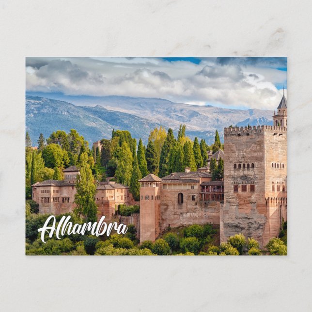 Carte Postale Alhambra, Allemagne (Devant)