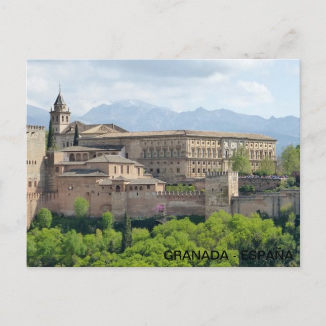 Carte Postale Alhambra de Granada, en España (Devant)
