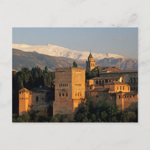 Carte Postale Alhambra ; Grenade ; Andalousie, Espagne, Sierra