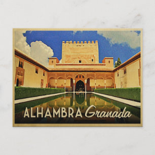 Carte Postale Alhambra Grenade Espagne