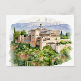 Carte Postale Alhambra majestueux : Un héritage intemporel