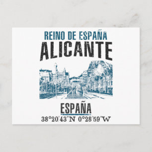 Carte Postale Alicante