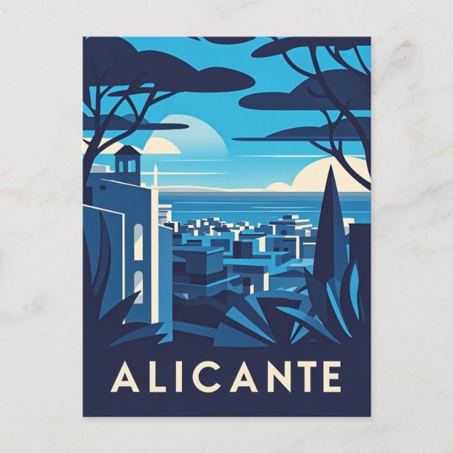 Carte Postale Alicante Espagne (Devant)