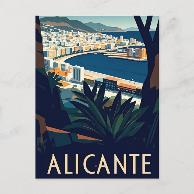 Carte Postale Alicante Espagne (Devant)