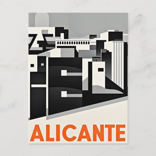 Carte Postale Alicante Espagne (Devant)
