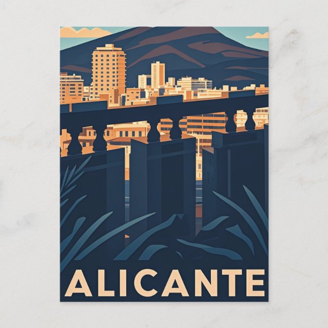 Carte Postale Alicante Espagne (Devant)