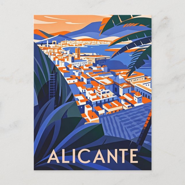Carte Postale Alicante Espagne (Devant)