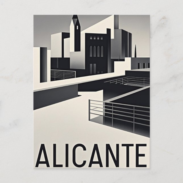 Carte Postale Alicante Espagne (Devant)