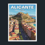 Carte Postale Alicante Espagne Voyage<br><div class="desc">Alicante, Espagne, est une ville côtière magnifique située sur la côte sud-est de la Méditerranée, connue pour ses plages dorées, son histoire riche et sa culture vivante. Capitale de la province d'Alicante dans la Communauté valencienne, elle bénéficie d'un climat chaud toute l'année, ce qui en fait une destination prisée des...</div>