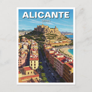 Carte Postale Alicante Espagne Voyage