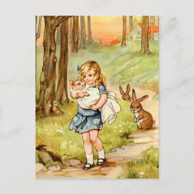 Carte Postale Alice and the Pig Baby (Devant)