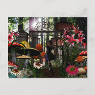 Carte Postale Alice au pays des merveilles