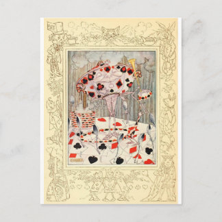 Carte Postale Alice au pays des merveilles