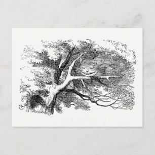 Carte Postale Alice au pays des merveilles - Cheshire Chat s'est