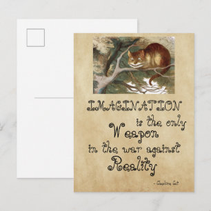 Carte Postale Alice au pays des merveilles - IMAGINATION CAT 186