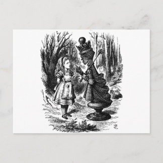 Carte Postale Alice au pays des merveilles rencontre Red Queen C