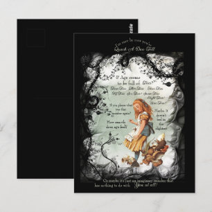Carte Postale Alice au Pays des Merveilles Thés de l'Âge du Mors
