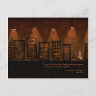 Carte Postale Alice au pays des merveilles - Une minuscule clé d