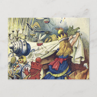 Carte Postale Alice au Wonderland Party