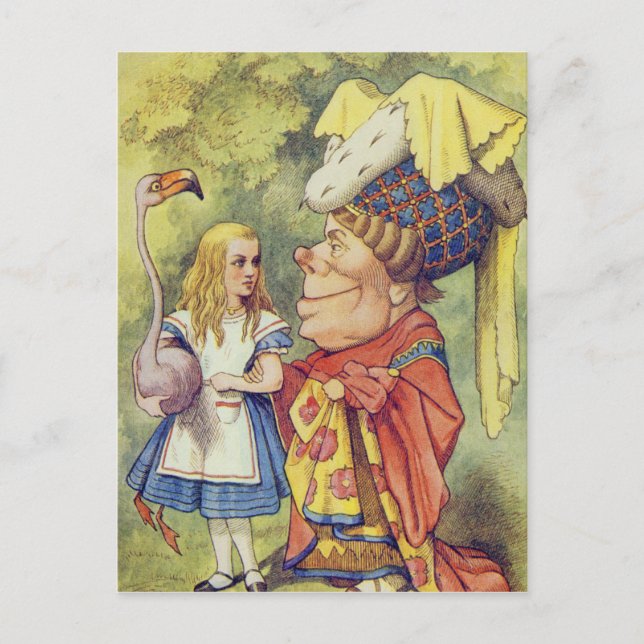 Carte Postale Alice avec la duchesse (Devant)