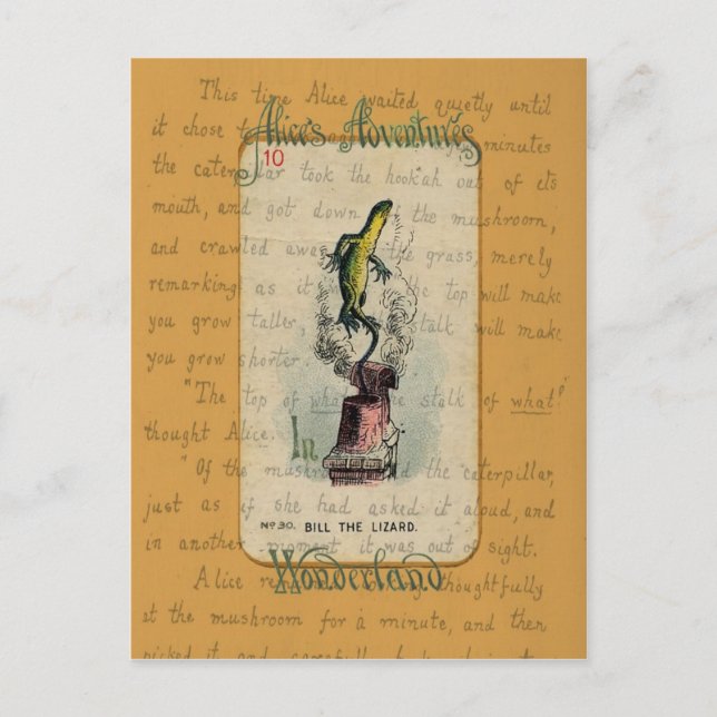 Carte Postale Alice et Bill le Lizard (Devant)