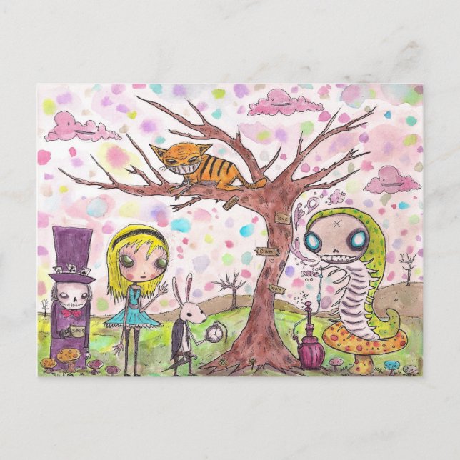 Carte Postale Alice et ses amis (Devant)