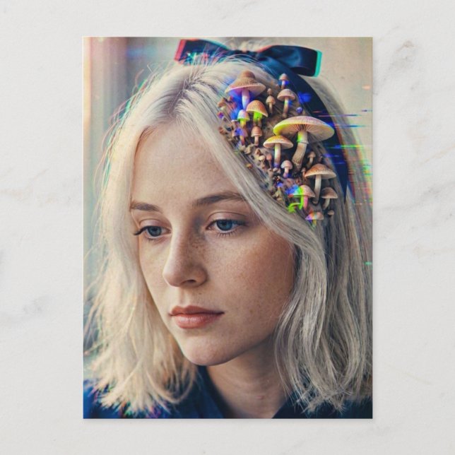 Carte Postale Alice Glitch (Devant)