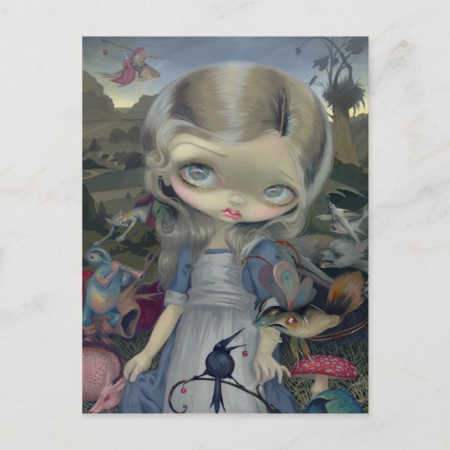 Carte postale "Alice in a Bosch Wonderland" (Devant)