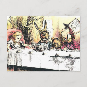 Carte postale Alice in Wonderland Mad Tea Party