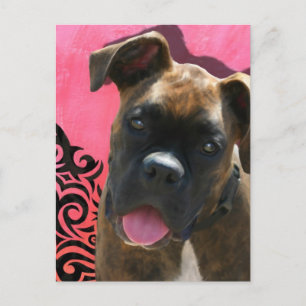 Carte Postale Alice le Boxer Pup par Jen Geraghty