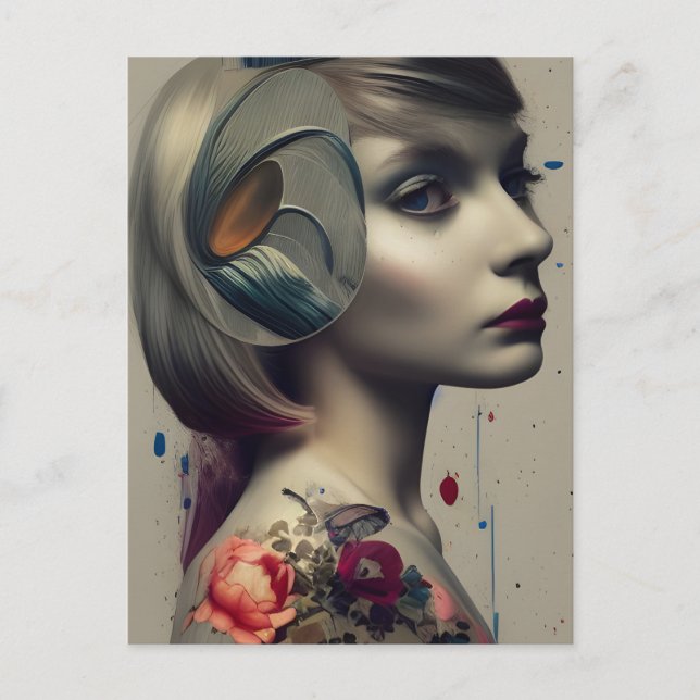 Carte Postale Alice Médias mixtes (Devant)