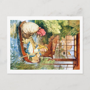 Carte Postale Alice Watched as the Old Woman Turned into a Sheep
