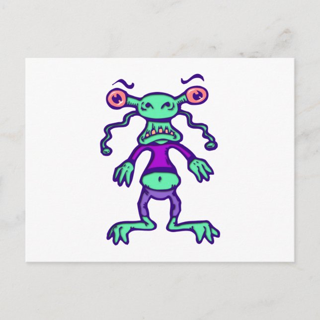 Carte Postale Alien (Devant)