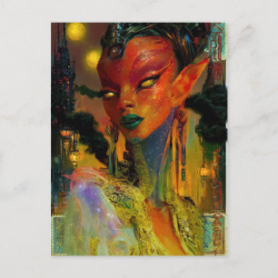 Carte Postale Alien Beauty - Cresha