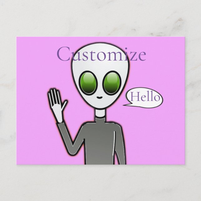 Carte Postale Alien courtois Thunder_Cove (Devant)