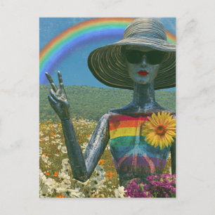 Carte Postale Alien de la paix 