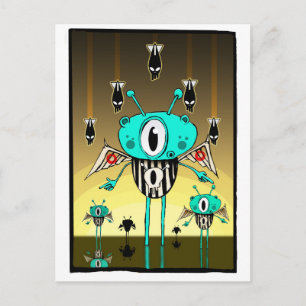 Carte Postale Alien d'équipe 2012