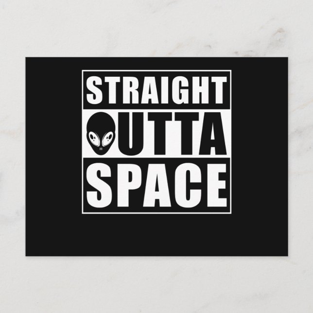 Carte Postale Alien Dit Drôle (Devant)